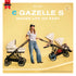 Cybex e-Gazelle S Electronic Assist Single-to-Double Stroller